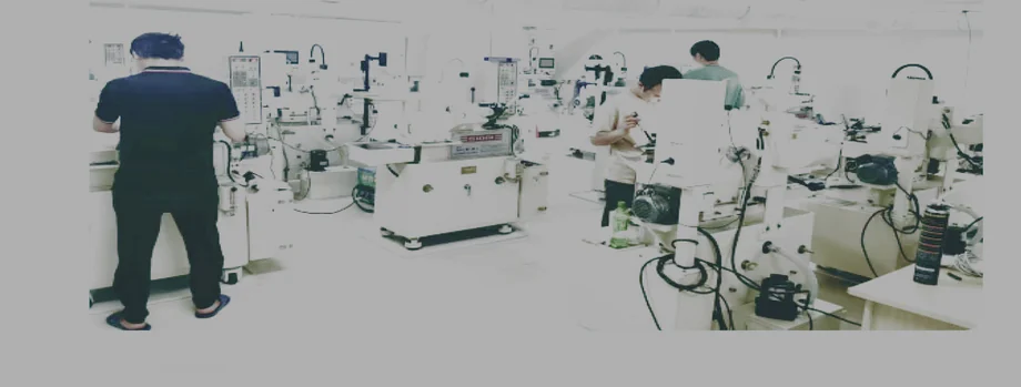 Optical workshop with processing and inspection equipment